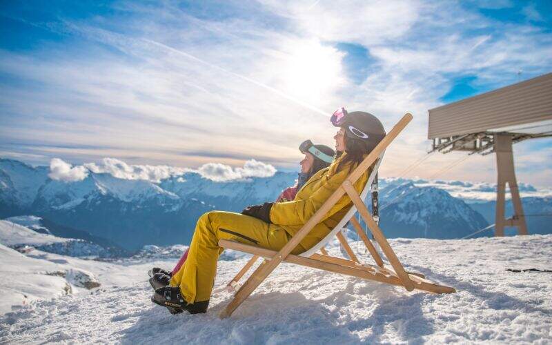 Taking a break in the slops